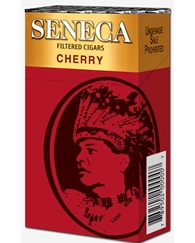 Seneca Cherry Filtered Cigar carton 10/20's
