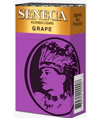 Seneca Cherry Grape Filtered Cigar carton 10/20's