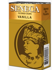 Seneca Vanilla Filtered Cigar carton 10/20's