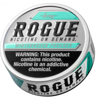 Rogue Wintergreen Nicotine Pouches 5 can